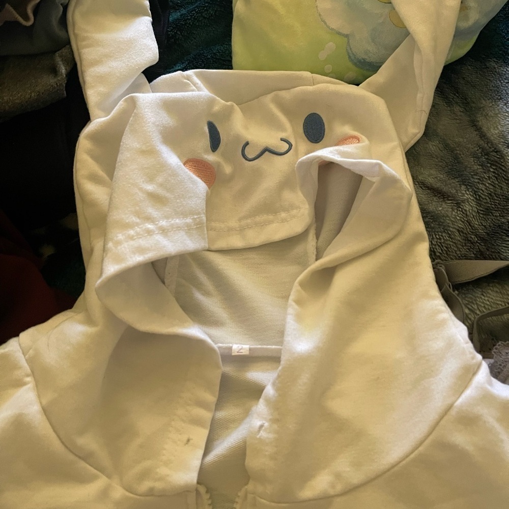 Cinnamon roll zip up hoodie size 2 plus size